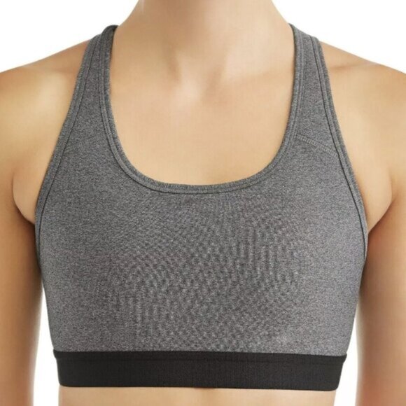 2 Pack Gray Racerback Sports Bra Set Size XXXL 22 Avia Athletic Yoga Gym Workout - Picture 3 of 8